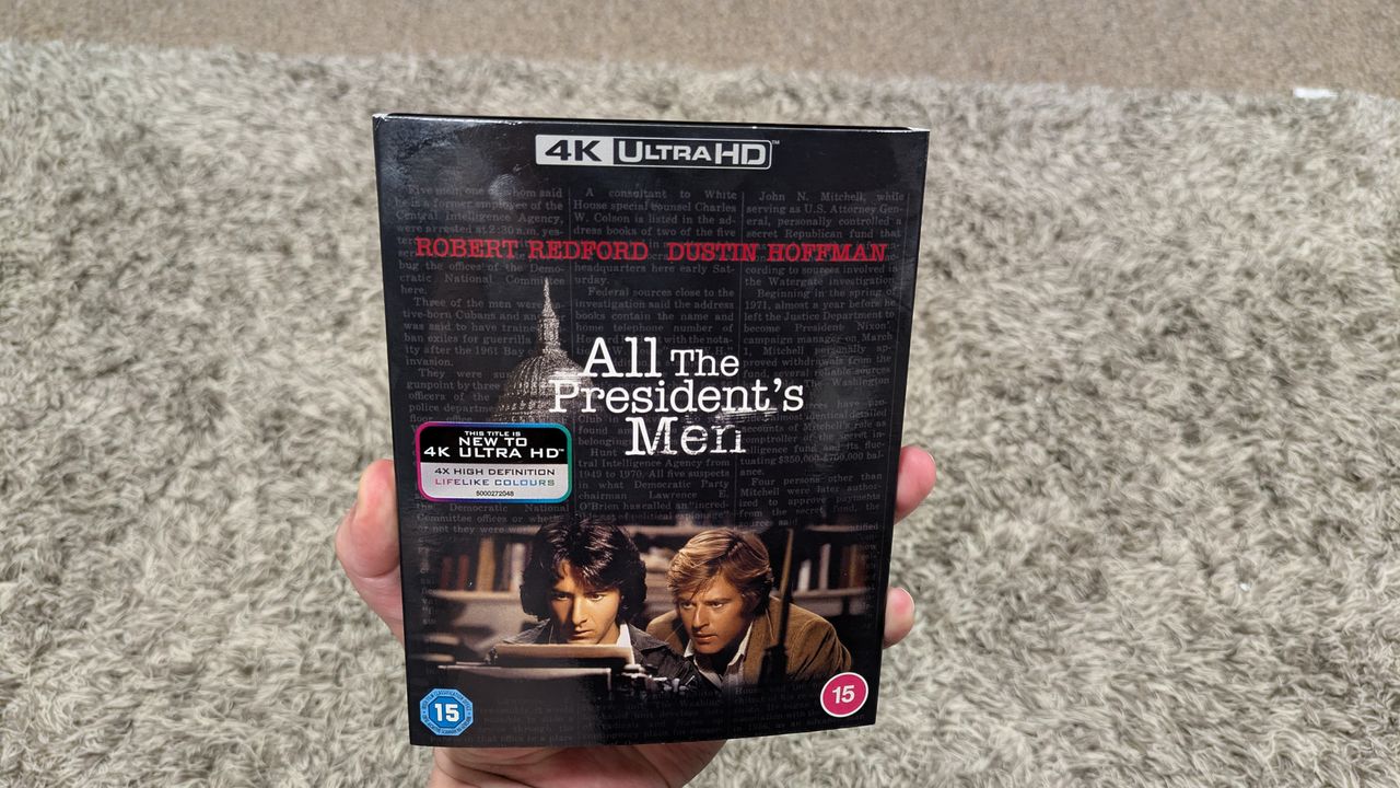 All The President's Men 4K Blu-ray case