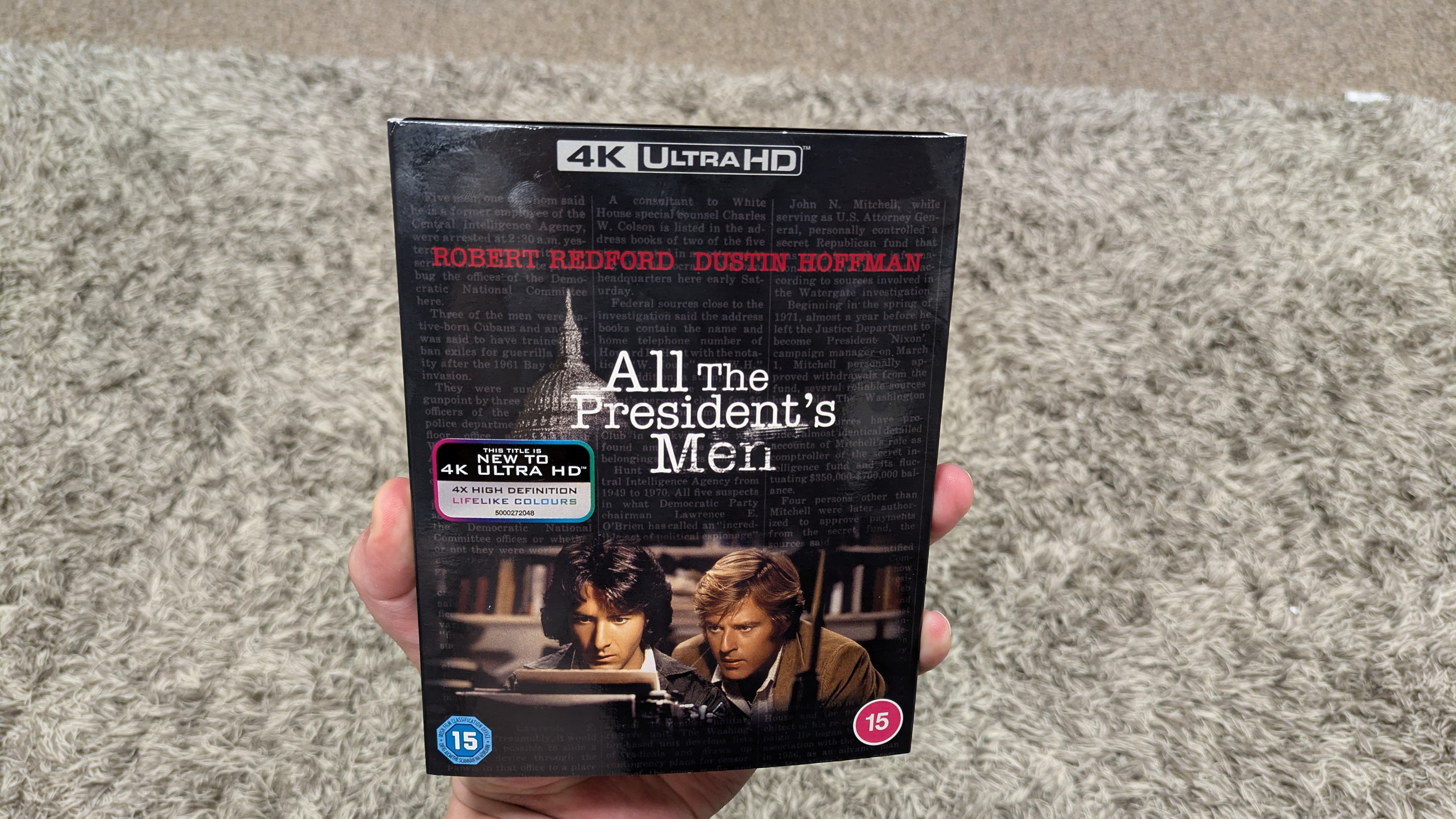 All The President's Men 4K Blu-ray case