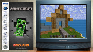 Minecraft on the SEGA Saturn