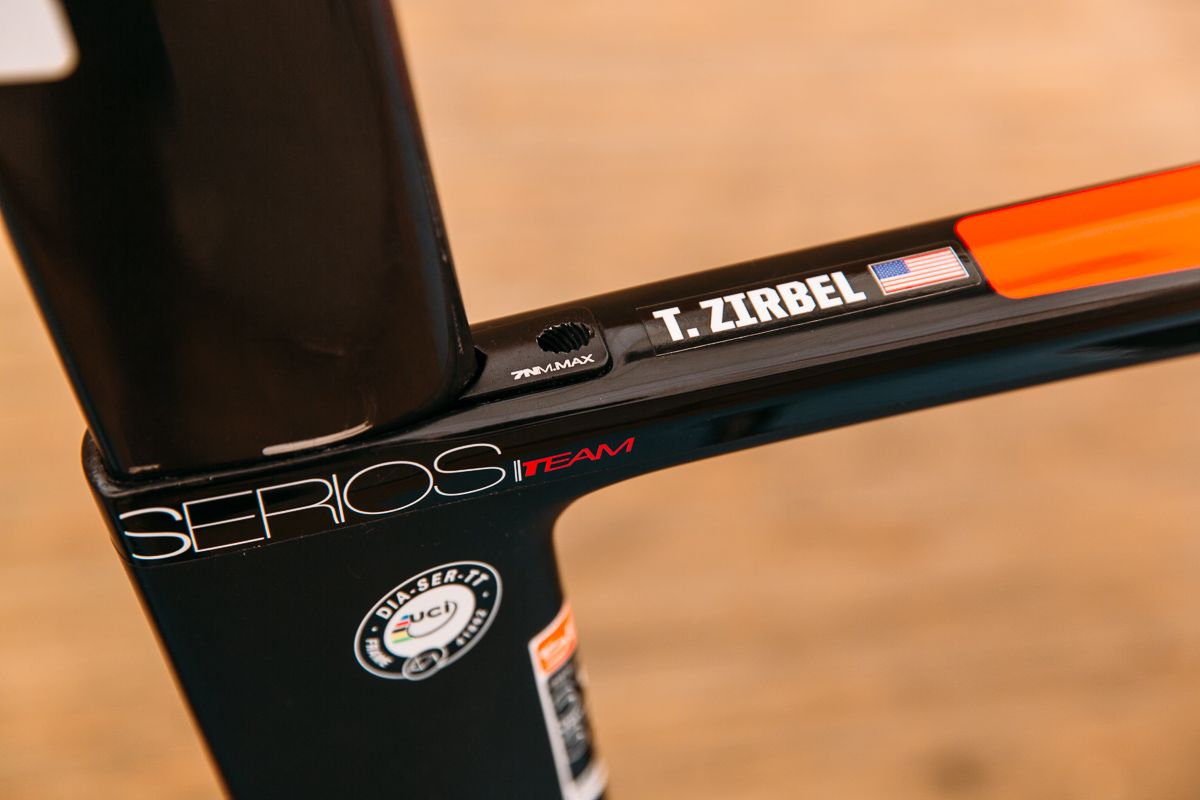 Details from Tom Zirbels Hour Record Bike