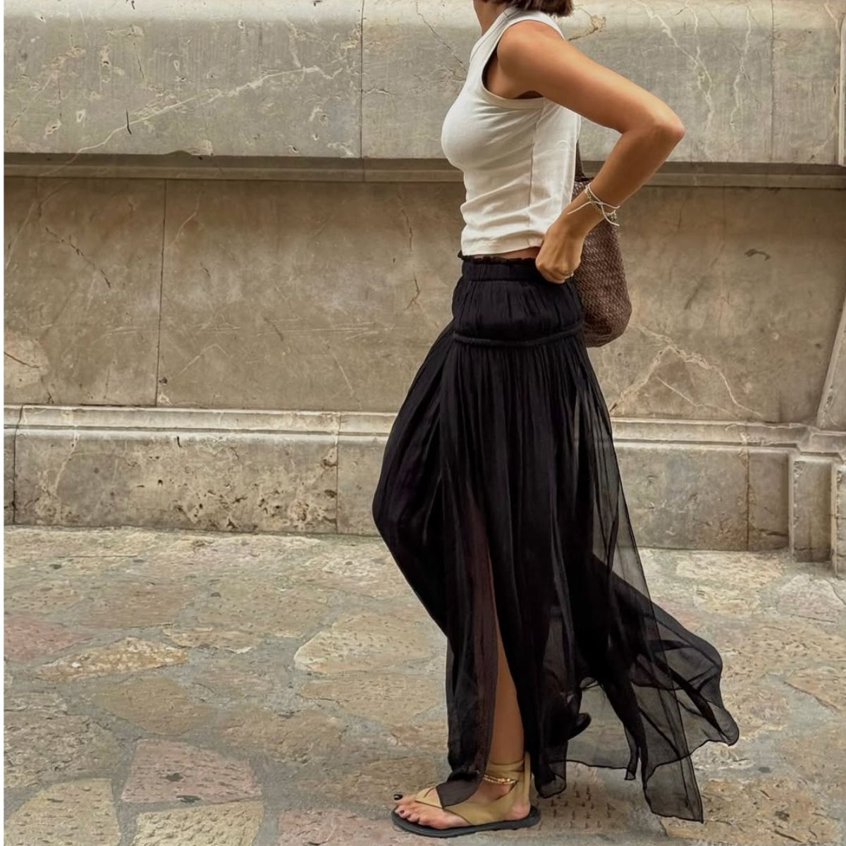 Suede sandals @smythsisters