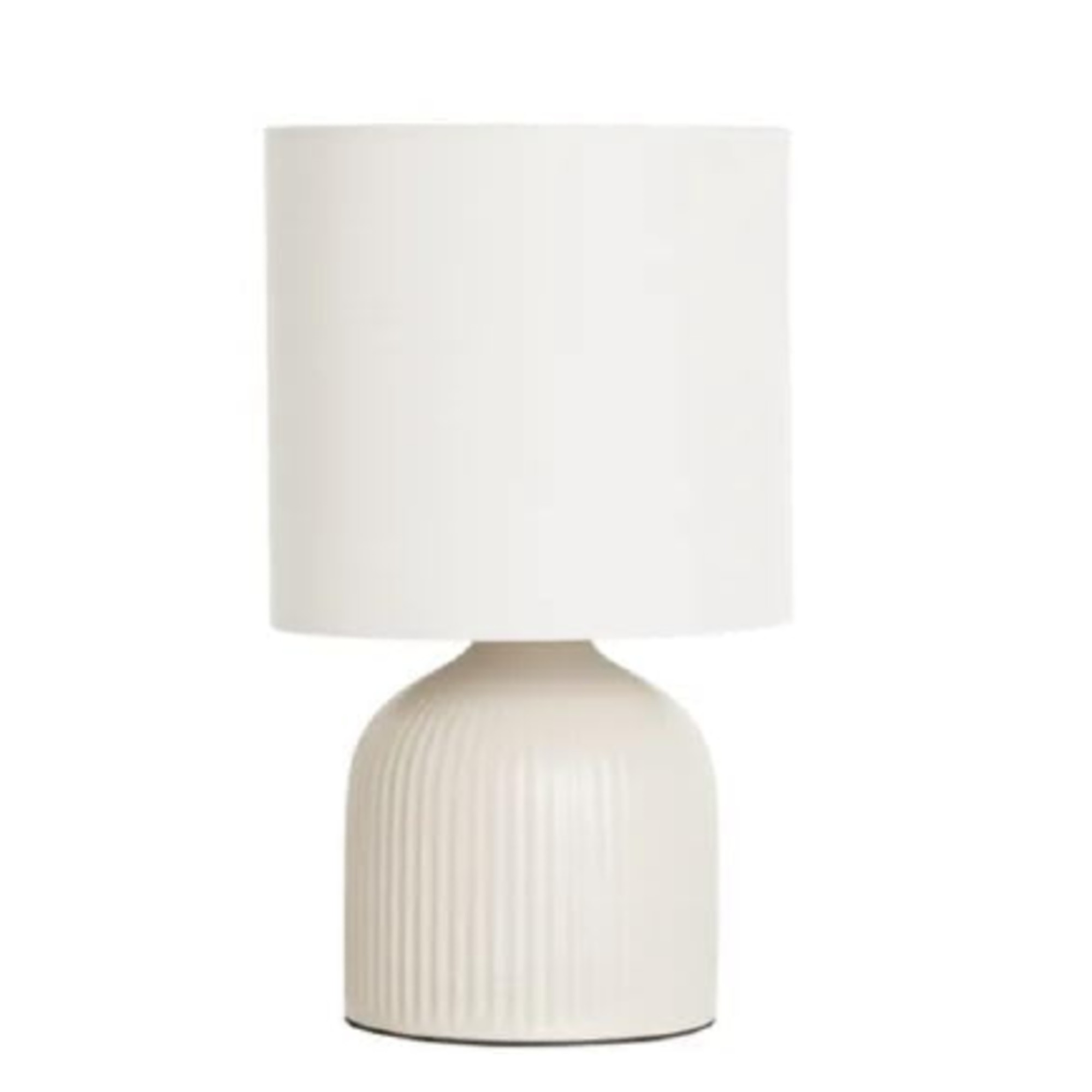 RA-HOMESTORE New Small But Elegant Ribbed Ceramic Table Lamp