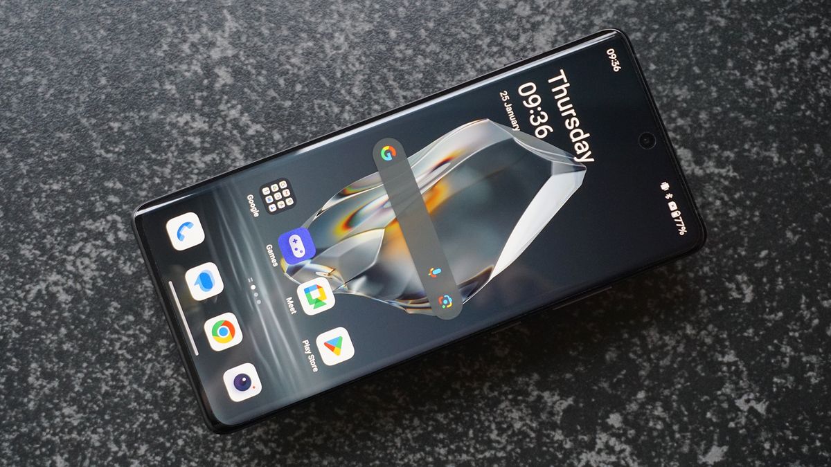 OnePlus 12R review front angled straight on