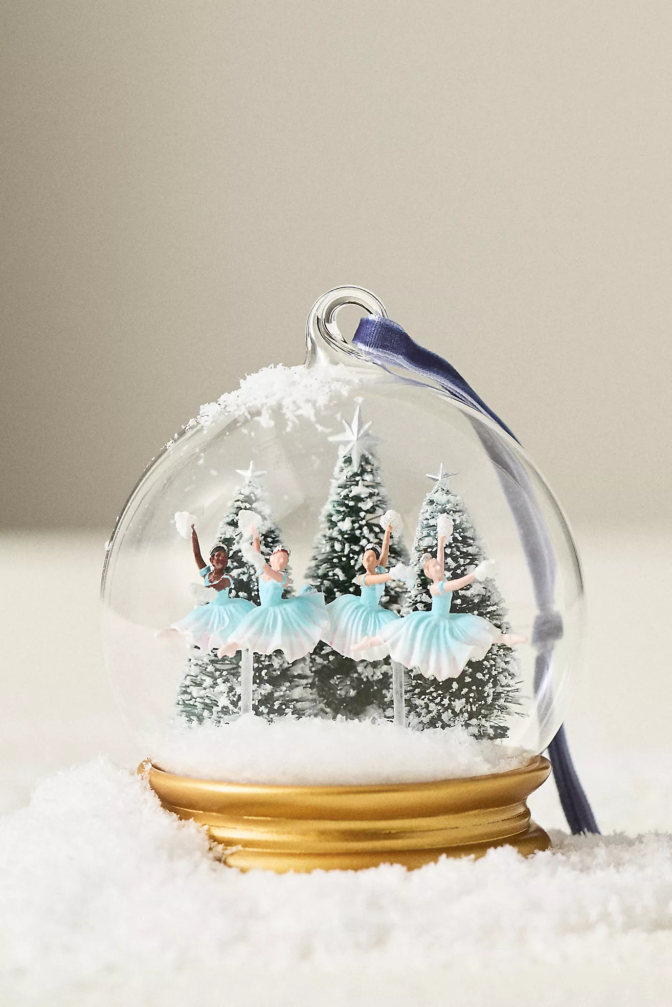 New York City Ballet Glass Snowglobe Ornament