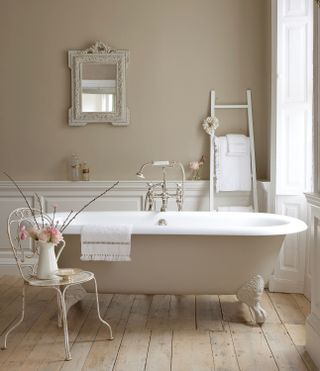 Bathroom painted with Little Greene paint