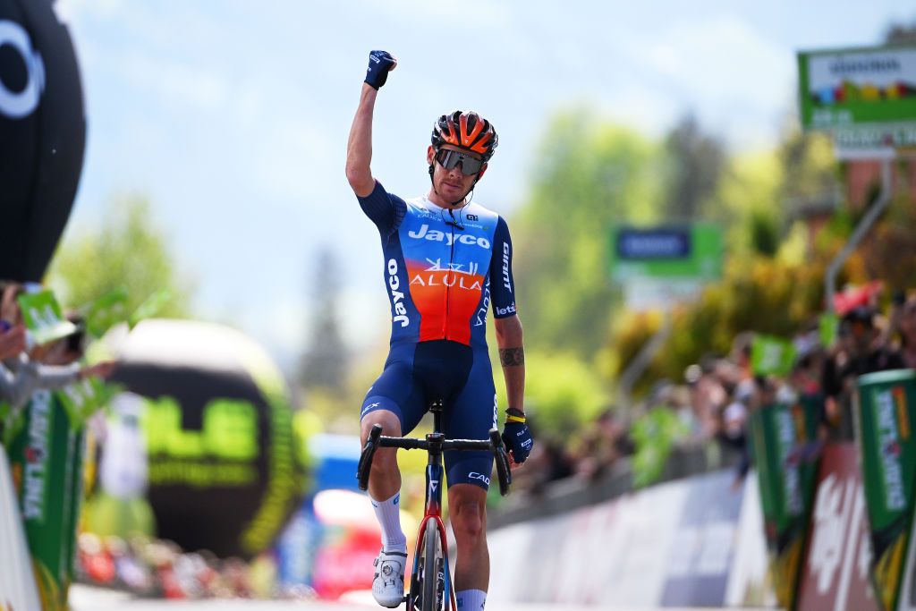 Alessandro De Marchi won stage 2 of the Tour of the Alps