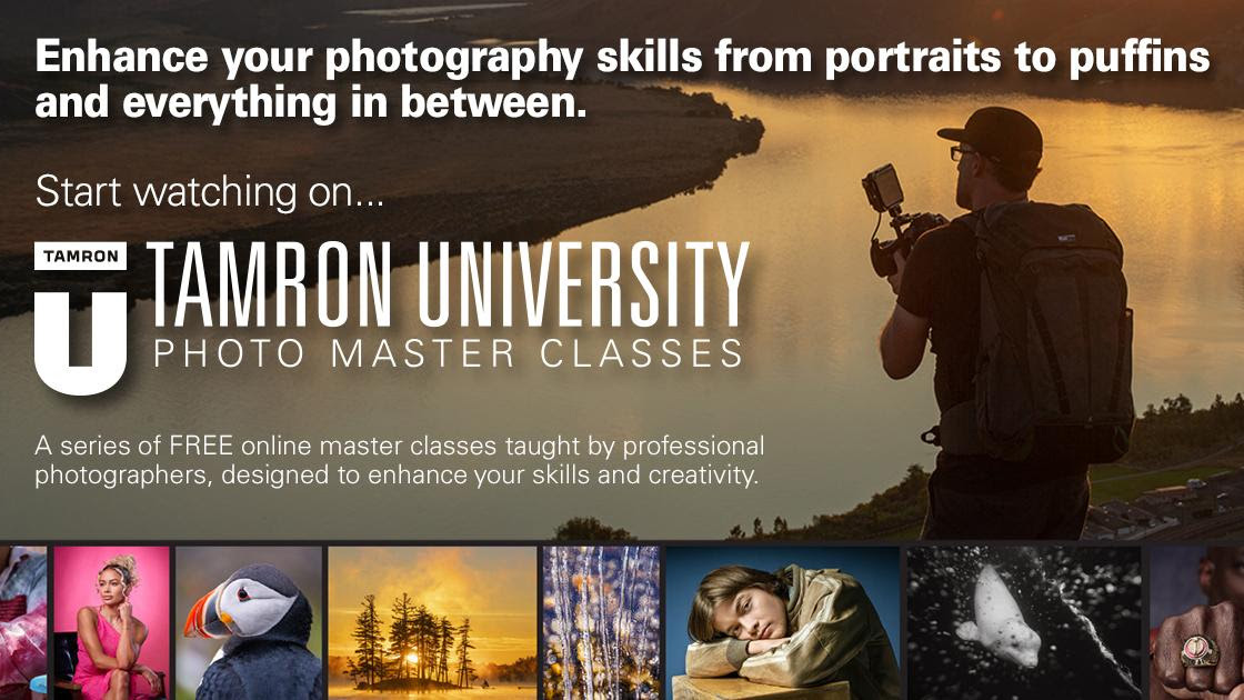 A graphic for Tamron University