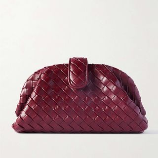 BOTTEGA VENETA, Lauren 1980 Intrecciato Little Teen Lederclutch