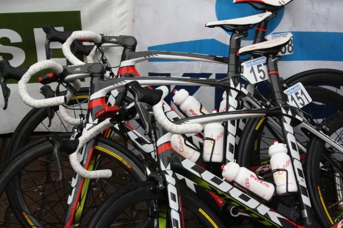 The Cofidis team Look bikes