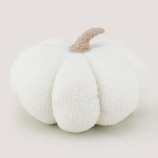 White Pumpkin Shape Cushion