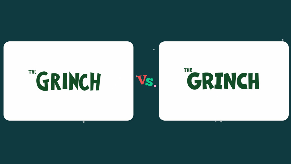 An image from a Christmas fonts quiz