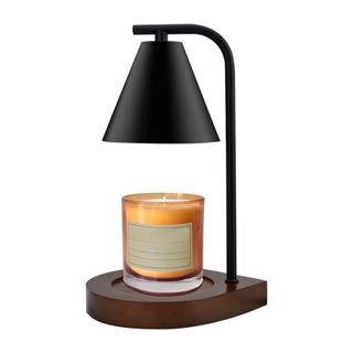 Black candle warmer lamp