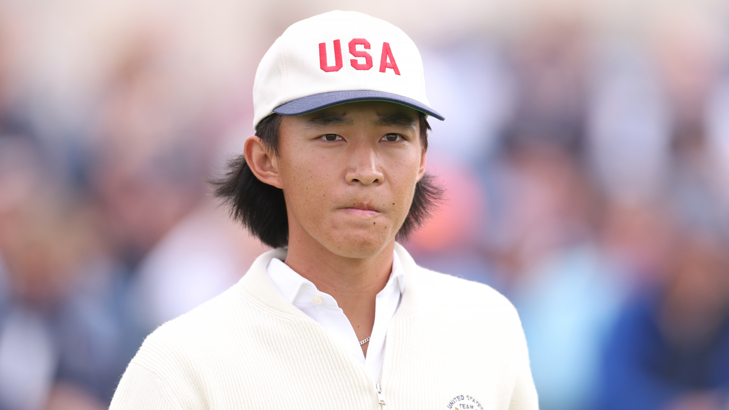 Ethan Fang at the Walker Cup
