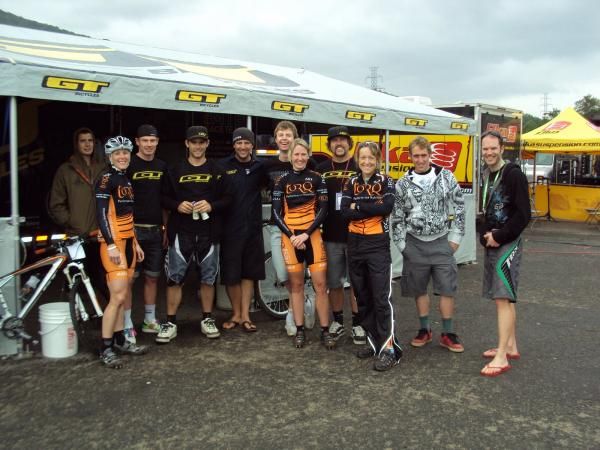 The Torq team meets sponsors, GT