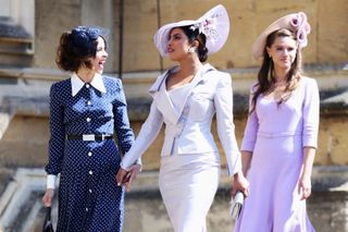 royal wedding hat priyanka chopra jonas