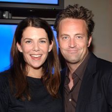Lauren Graham and Matthew Perry during Entertainment Weekly Magazine 4th Annual Pre-Emmy Party - Inside at Republic in Los Angeles, California, United States.