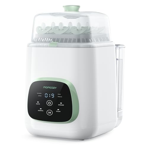 Momcozy Kleanpal Pro Baby Bottle Washer, Sterilizer & Dryer - All-In-One Cleaning Machine for Bottles, Pump Parts & Baby Essentials - Time-Saving & Effortless Care