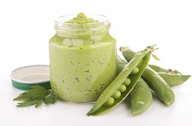 Baby food: Pea purée