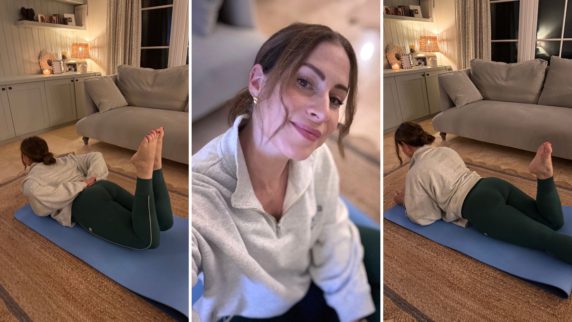 Pilates leg kick every day