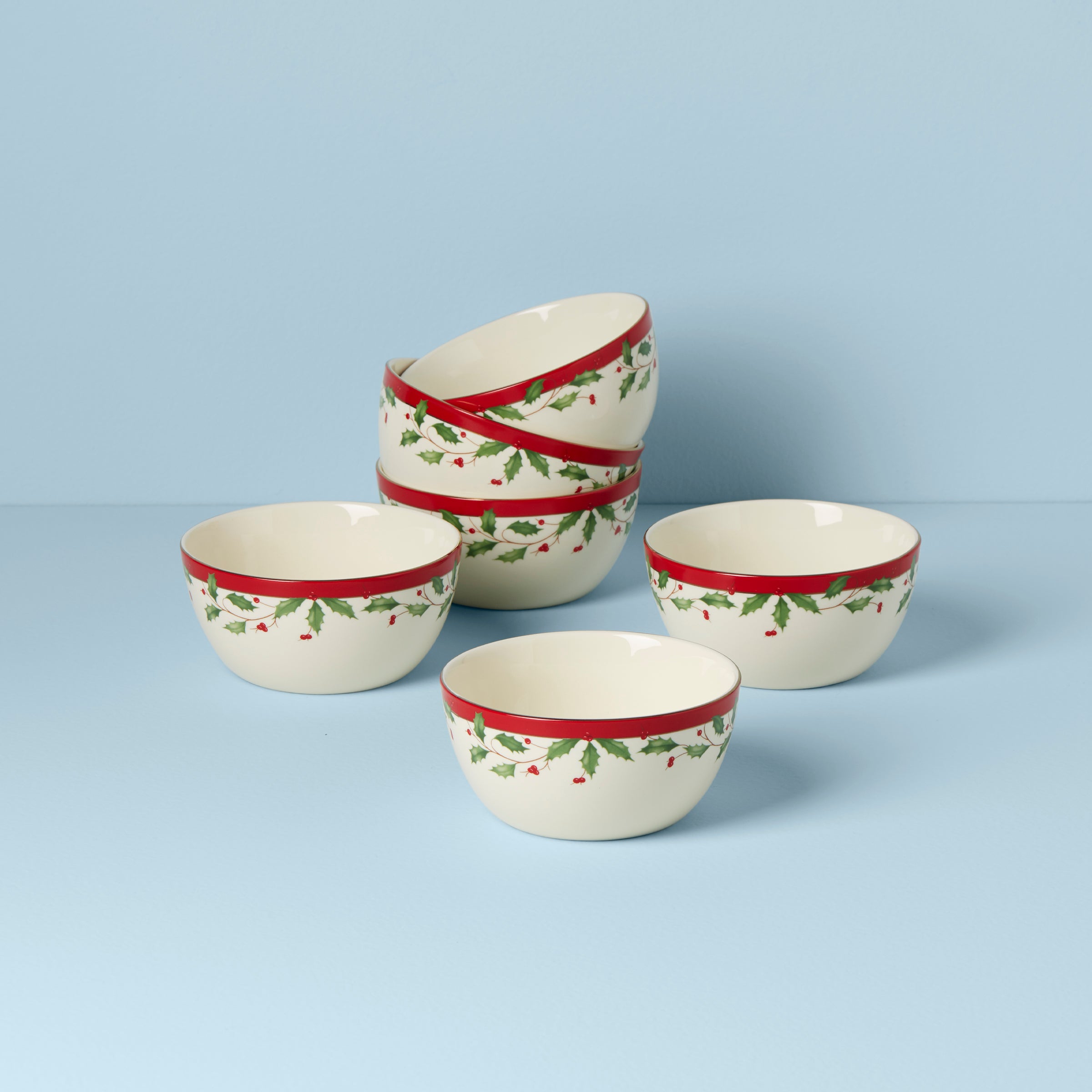 Holiday Dessert Bowls - Set of 6