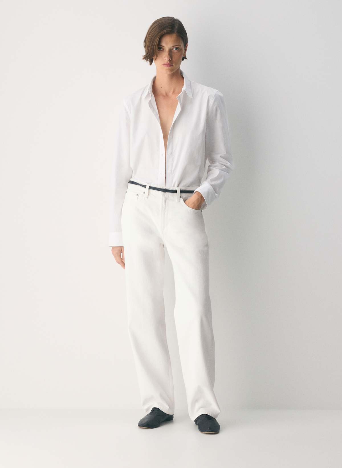 Aritzia, Letterpress Classic Poplin Shirt