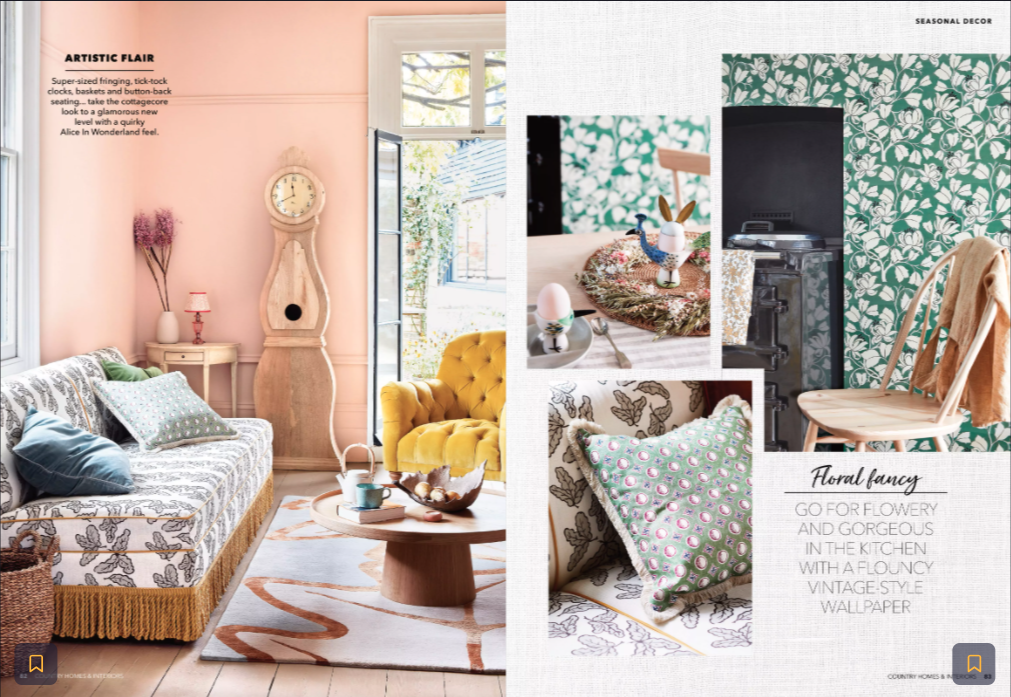 Country Homes &amp; Interiors April 2021 issue pages