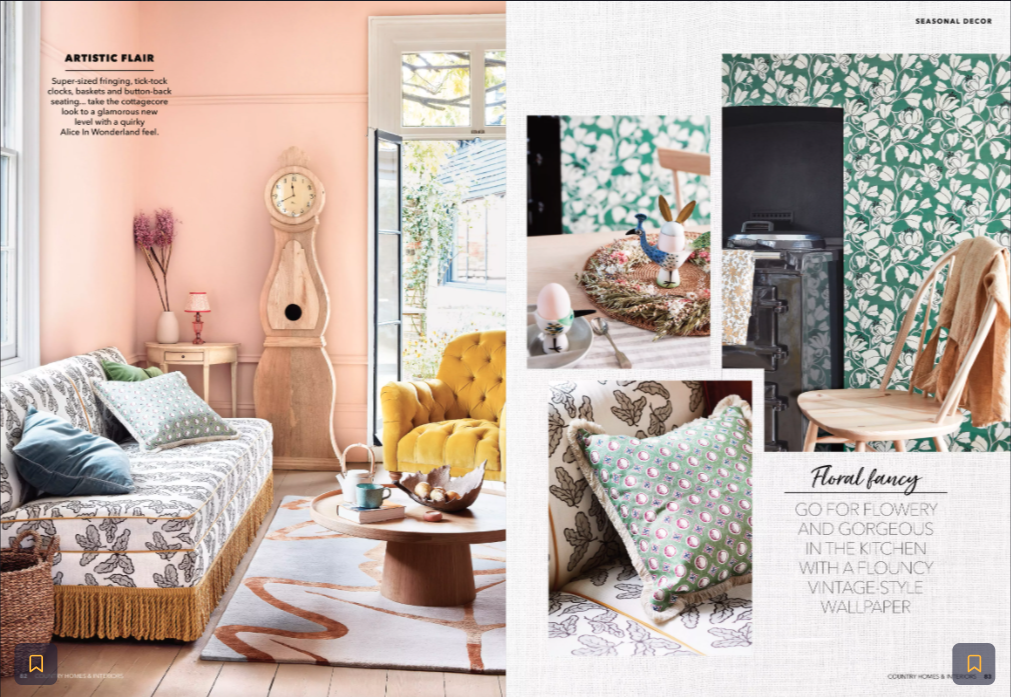 Country Homes & Interiors April 2021 issue pages