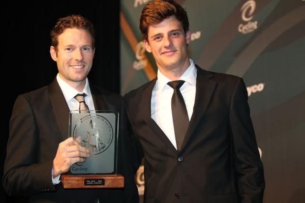Jason English won the Male MTB rider of the year prize