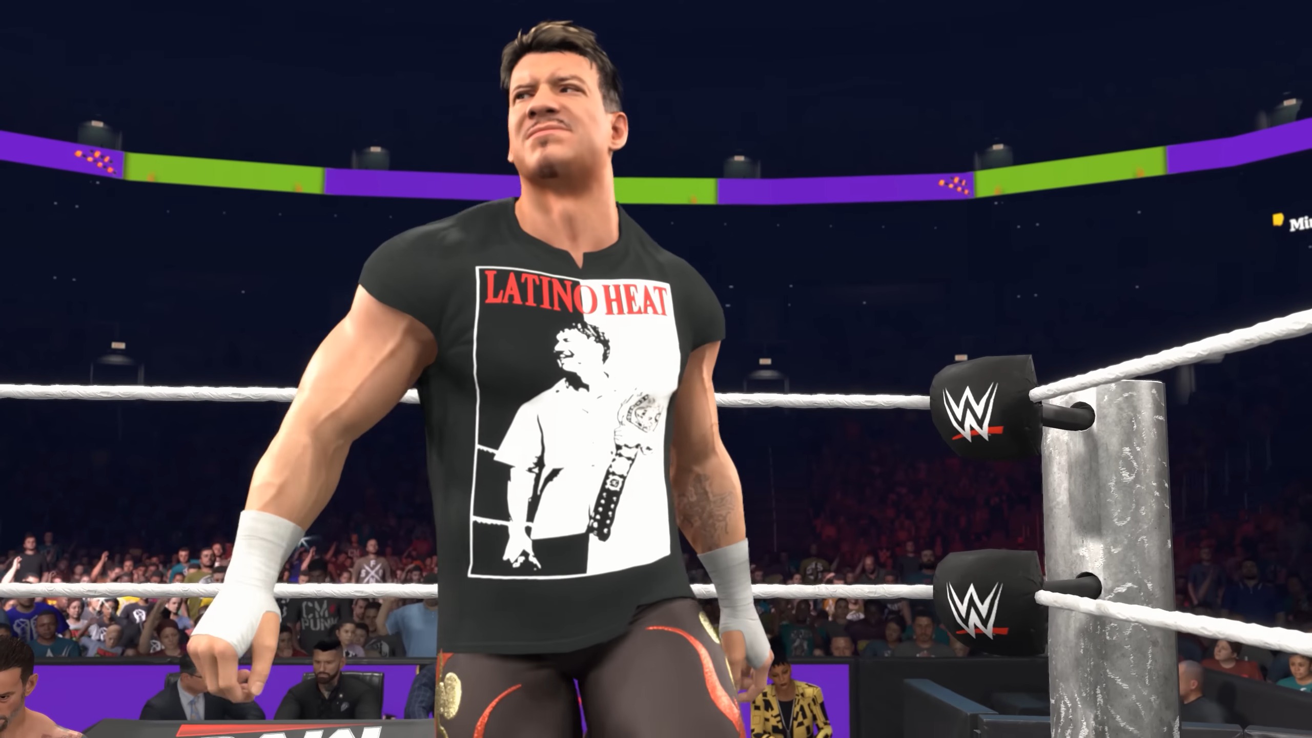 Trailer screenshot of Eddie Guerrero in WWE 2K26