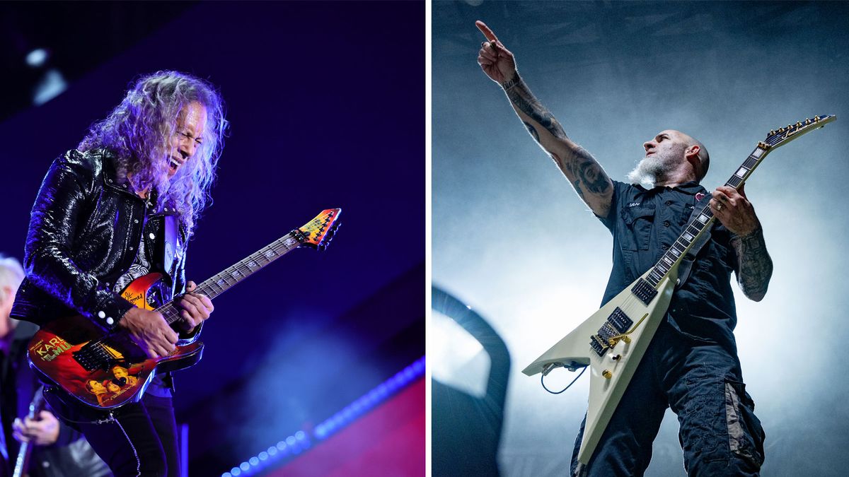 Kirk Hammett and Scott Ian