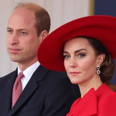 Prince William and Princess Kate at Horse Guards Parade in London on November 21, 2023.