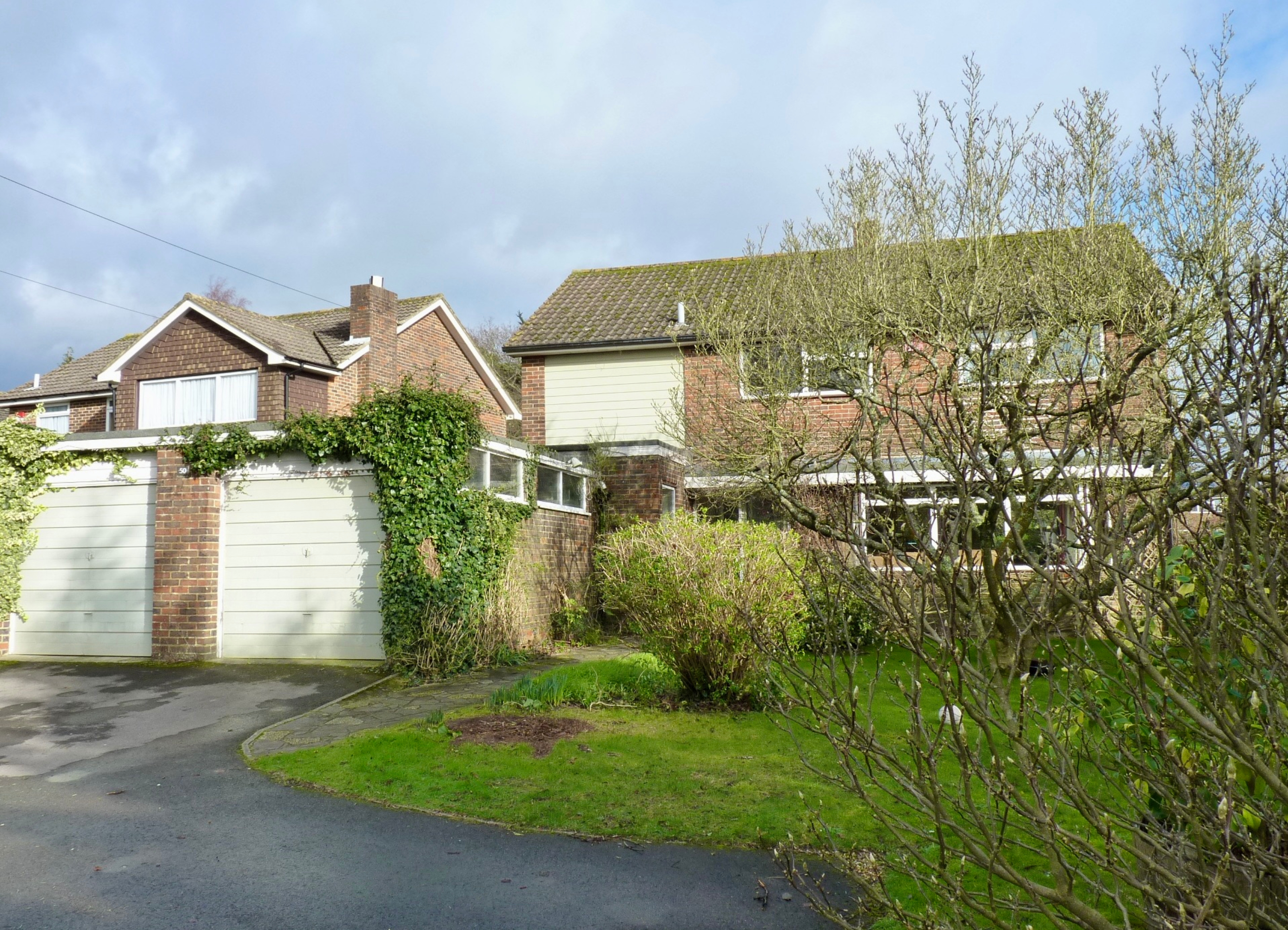 images showing before and after of exterior makeover