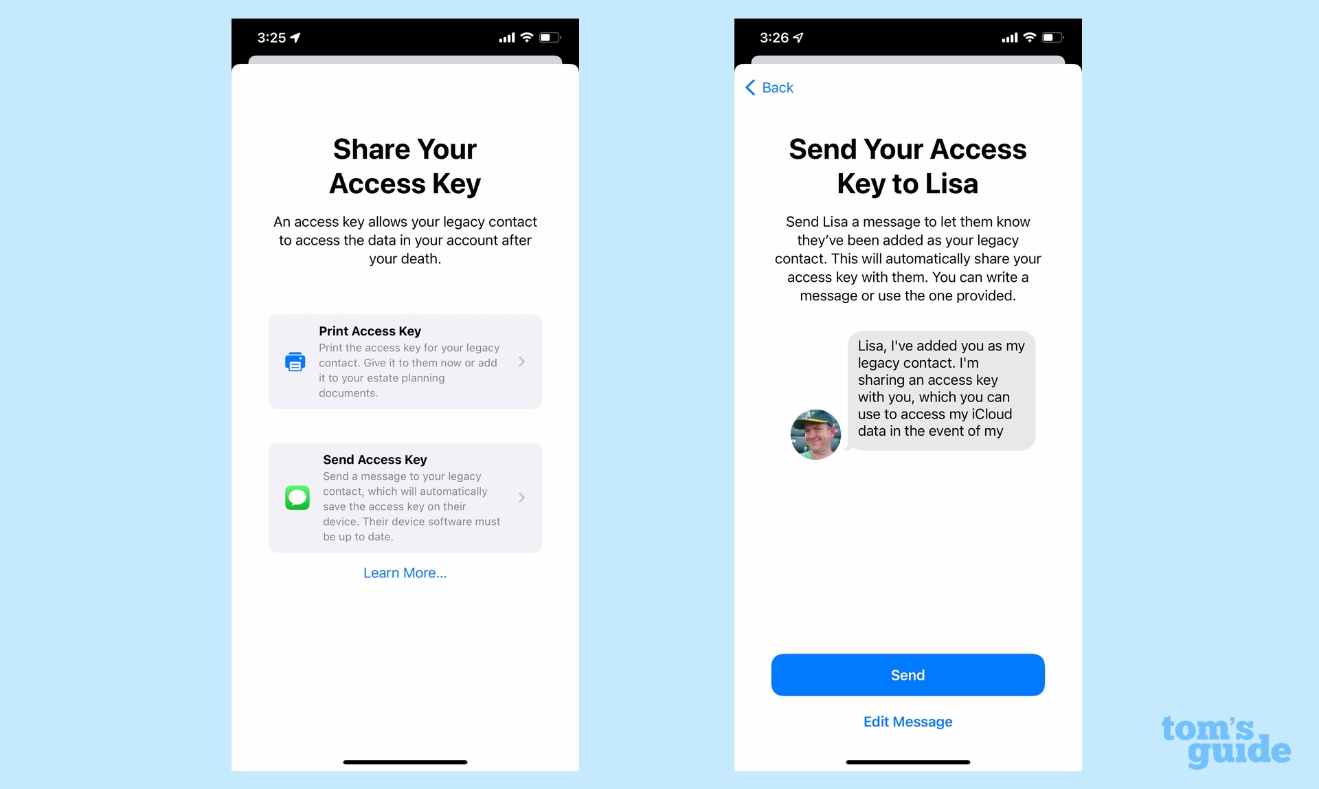 How to Set Up Old Contacts to Share Your Password on Your iPhone