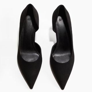 H&M black court shoes