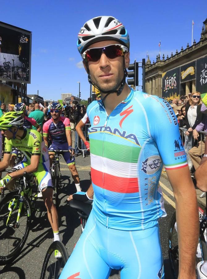 Italian national champion Vincenzo Nibali
