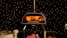 Pizza oven at Christmas 