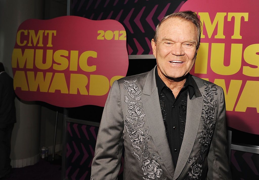 Glen Campbell arrives at the 2012 CMT Music awards at the Bridgestone Arena on June 6, 2012 in Nashville, Tennessee. 