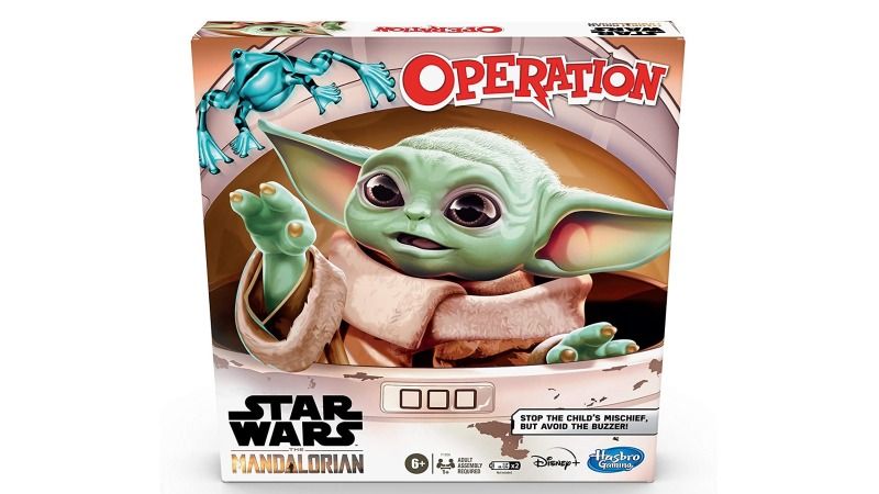 Hasbro Gaming Operation Game: Star Wars The Mandalorian Edition