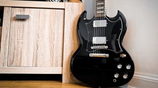 Epiphone SG Standard review: Epiphone SG Standard in living room