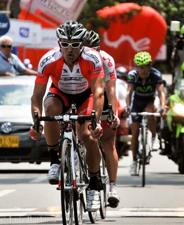 Race leader Felix Cardenas