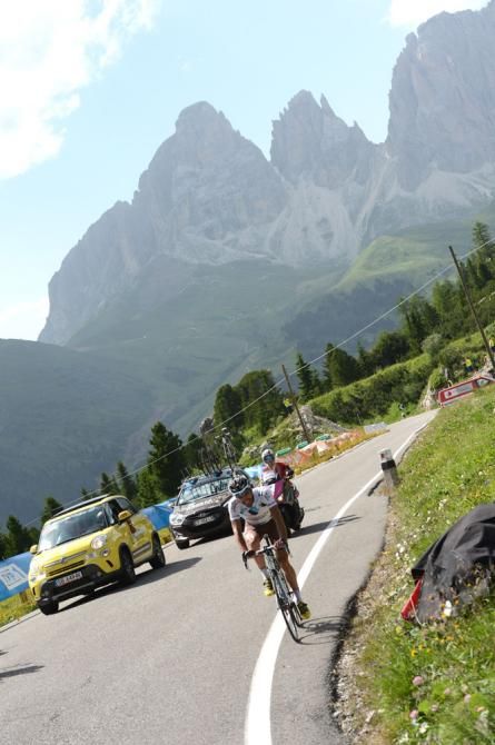 Christophe Riblon (AG2R La Mondiale) en route to winning his second queen stage in 10 days