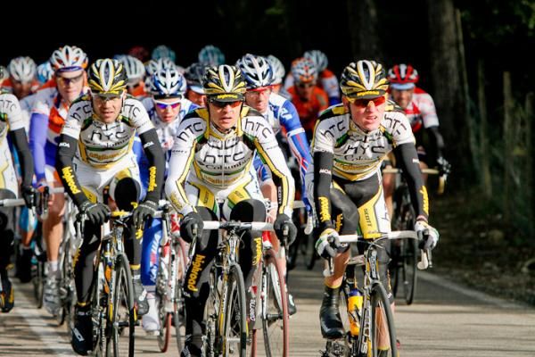 Team HTC-Columbia back at the front again.