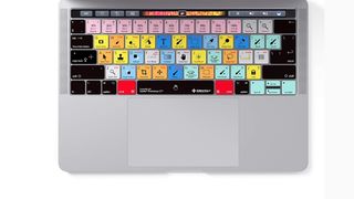 best photo editing tools: Photoshop shortcut keyboard skin on MacBook Pro