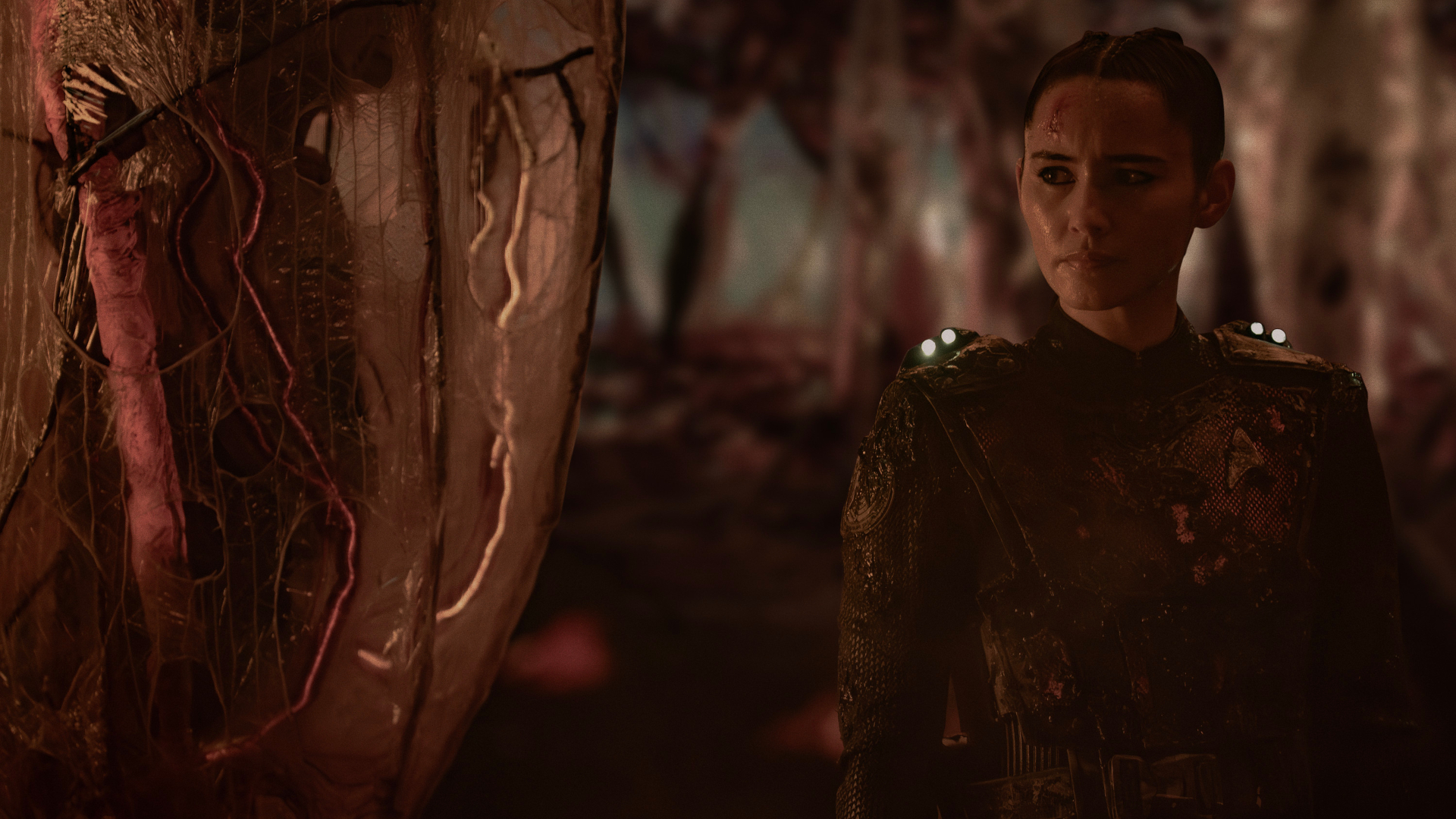 Christina Chong as LaÃ­an in season 3 , Episode 1 of Strange New Worlds streaming on Paramount+. Photo Credit: Marni Grossman