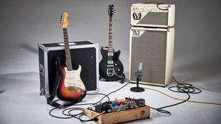 Guitar, amp and pedal setups