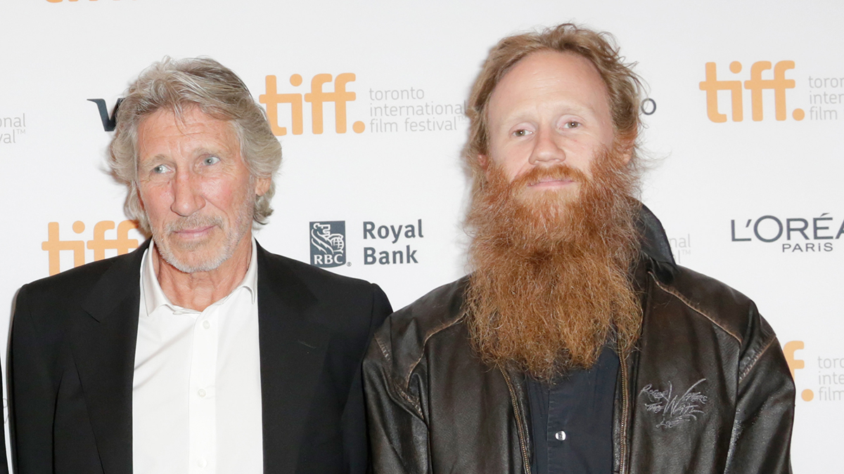 TORONTO, ON - SEPTEMBER 06:  (L-R) Jack Waters, director Sean Evans, director/musician Roger Waters and musician Harry Waters attend the "Roger Waters The Wall" premiere during the 2014 Toronto International Film Festival at The Elgin on September 6, 2014 in Toronto, Canada.  (Photo by Philip Cheung/Getty Images)