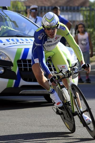 Vincenzo Nibali (Liquigas-Cannondale) kept himself within fighting distance of the race lead