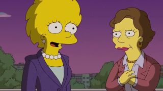 Lisa as the President on The Simpsons