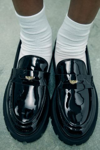 Track Sole Loafers