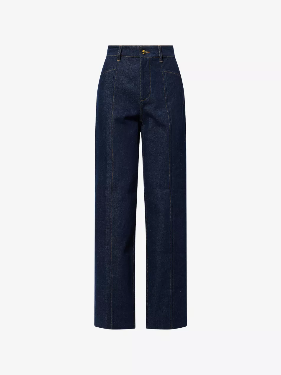 Skye Straight-Leg Denim Trousers